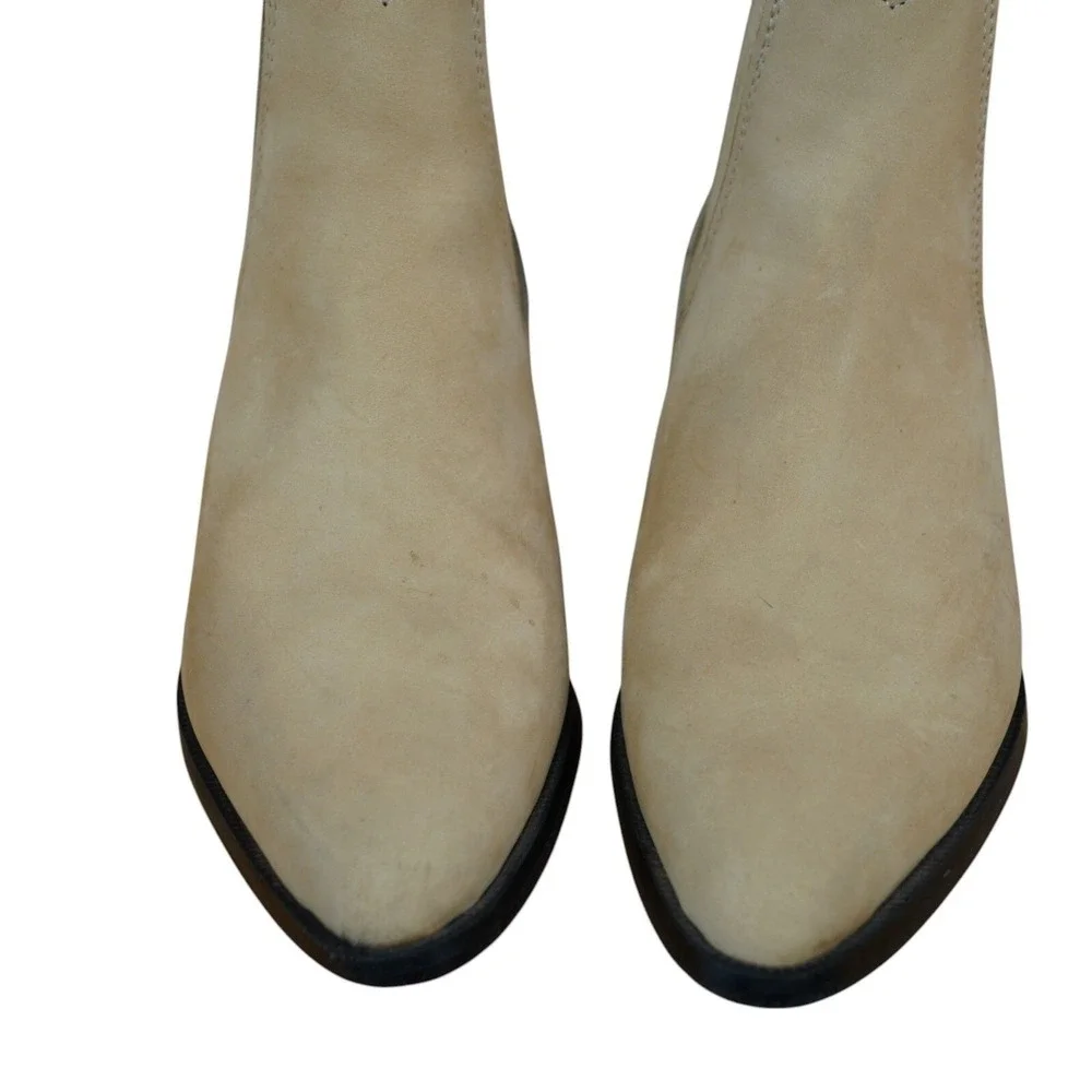 Moreno Romero Chelsea Boots Kids Size 2.5 Leather Western Cowboy Equestrian